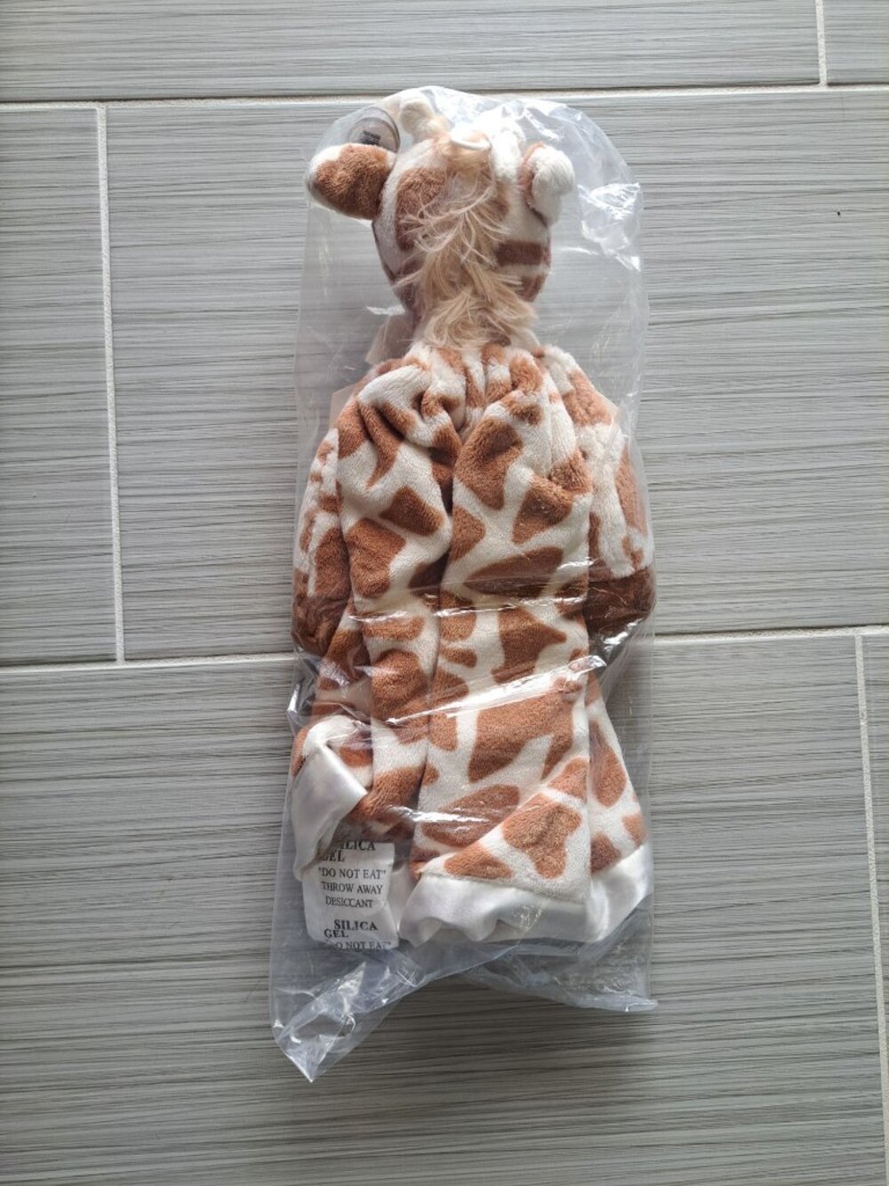 New Patches Snuggler Lovey Giraffe Plush Security Blanket 15" Bearington Baby To - Picture 6 of 6